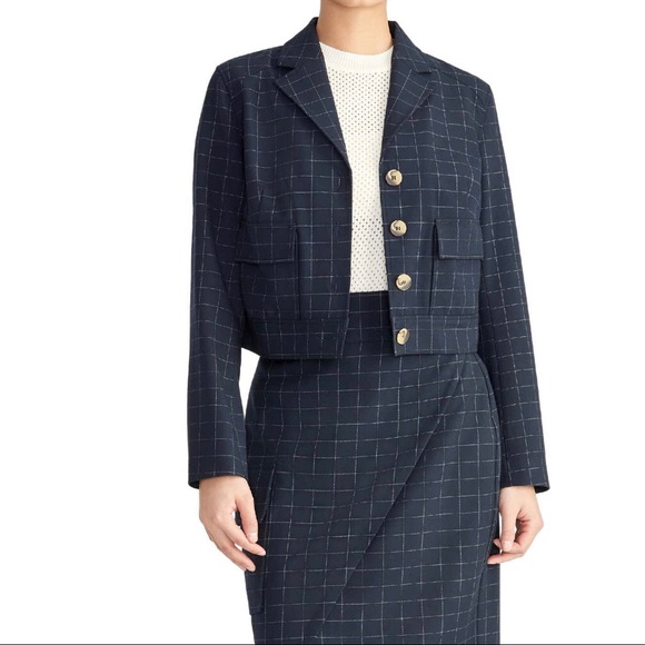 Rachel Rachel Roy - Check Crop Blazer - Picture 3 of 3